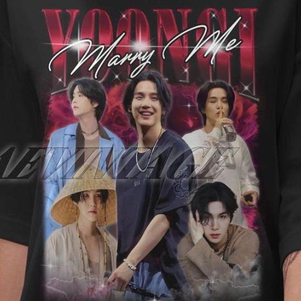 Yoongi Marry Me Vintage Vuitino Shirt Yoongi Marry Me Vintage Vuitino Shirt